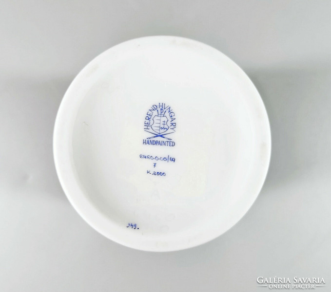 HERENDI, IMOLA (IA) KIS VIRÁGVÁZA, KÉZZEL FESTETT PORCELÁN 10.0CM, HIBÁTLAN ! (I123)