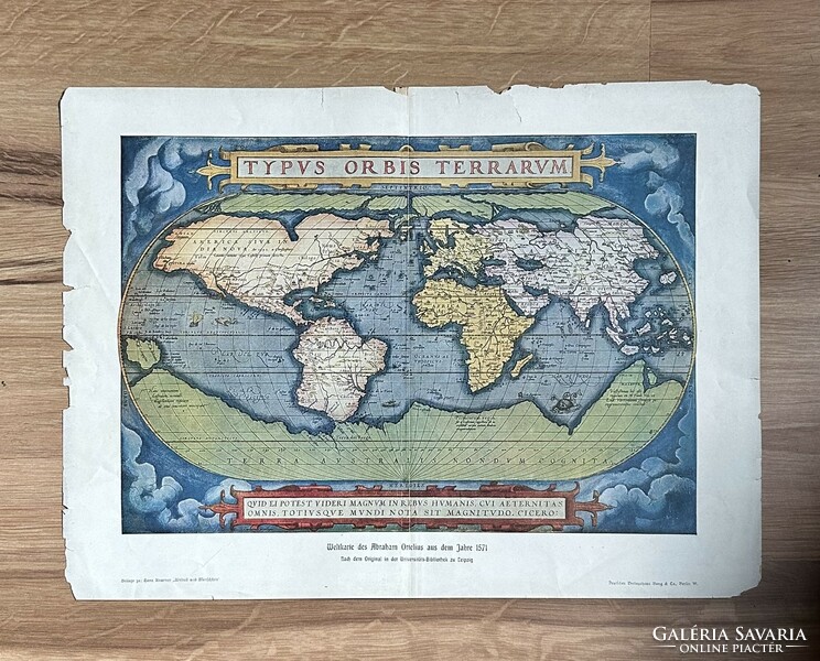 Old world map