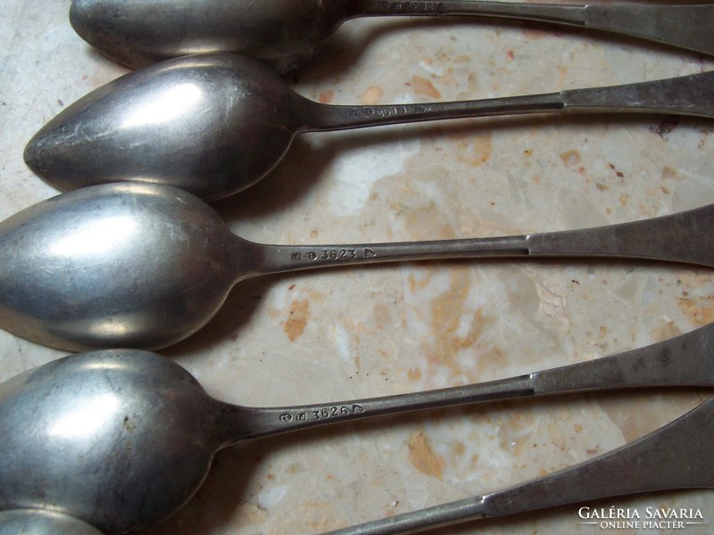6 silver teaspoons for sale
