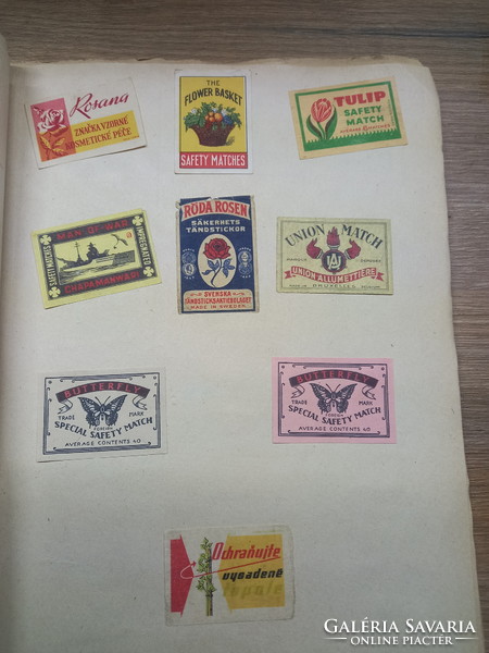A very rare huge collection of old match tags from the 1950s and 60s