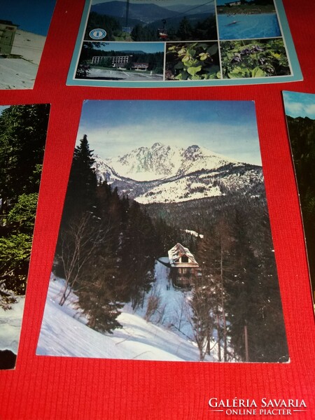 Régi képeslapok ( csehszlovák) MAGAS TÁTRA 1960-70-s évek 8 db egyben 46