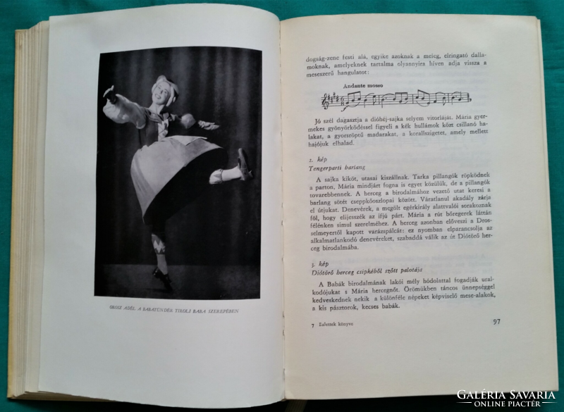 Szenthegyi István Vályi Rózsi Csizmadia György - Balettek könyve - Művészetek > Színház > Balett