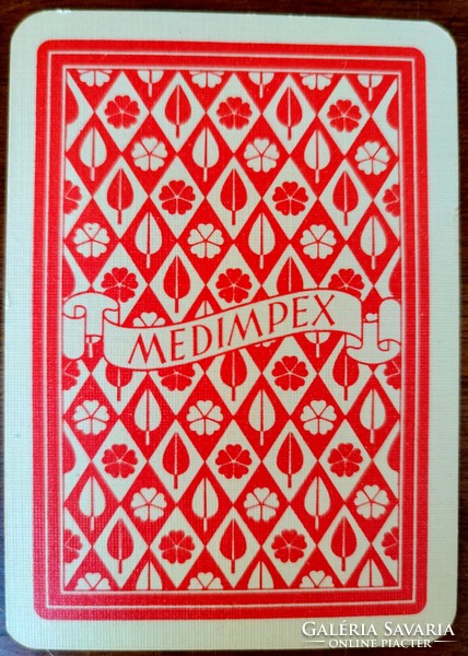 "Medimpex játékkártya" ~ Játékkártyagyár és Nyomda ~ 1959 - 56 lap