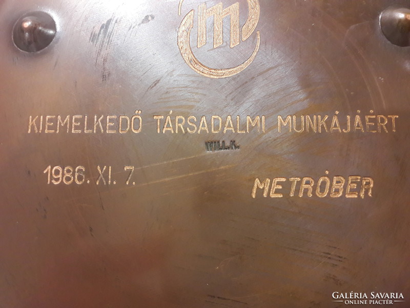 Marked metal box 13 cm