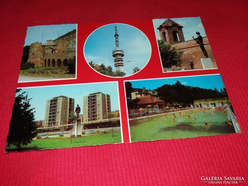 Old postcards Pécs - Baranya county 1960-70s 2 in one 37