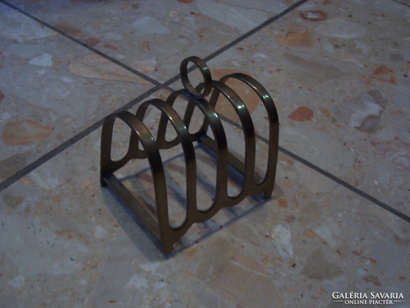 Copper toast holder