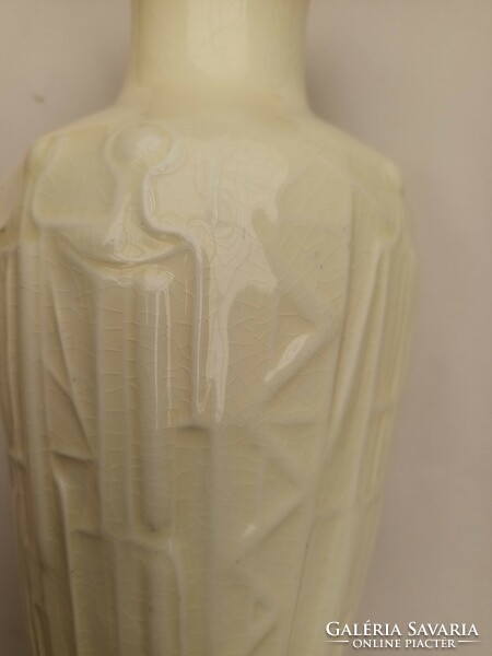 Rare Zsonay worn Turkish Janos vase with 