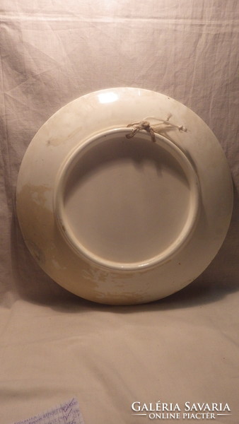 Régi Wilhelmsburg porcelán falitál 38 cm