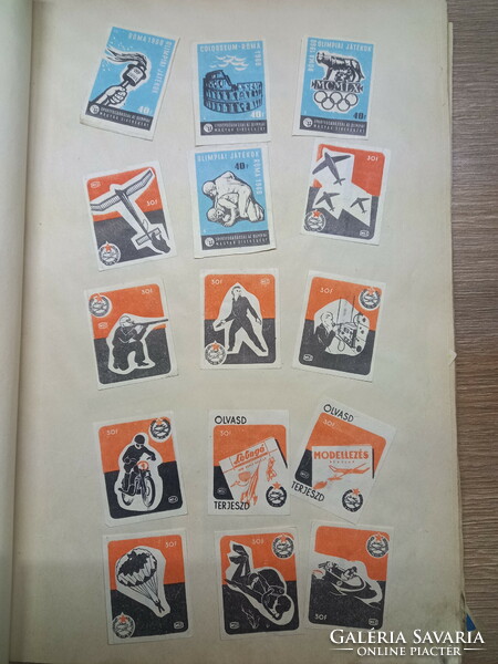 Very rare huge collection of old match tags from the 1950s-60s iii.