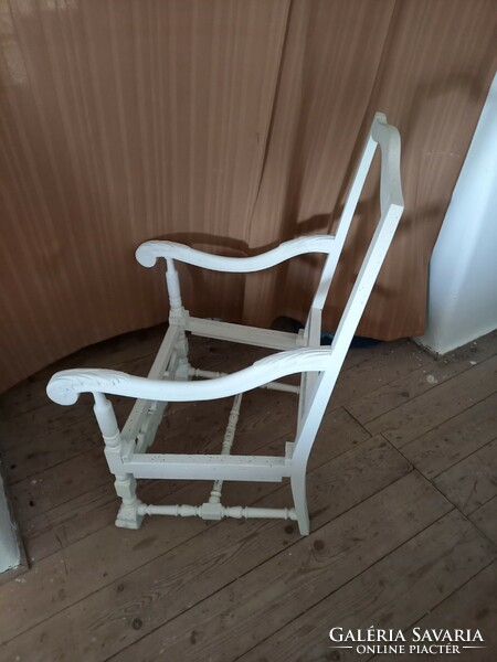 Carved armchair frame