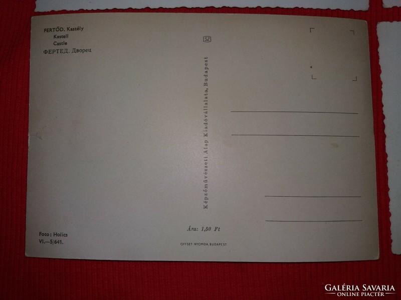 Régi képeslapcsomag FERTŐD fekete -fehér és színes1960-70-s évek 4 db egyben 39