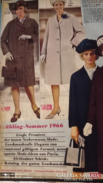 1966 Vintage: neckermann fashion, household goods.... Catalogue