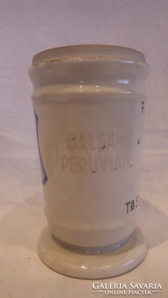 Zsolnay porcelain apothecary jar