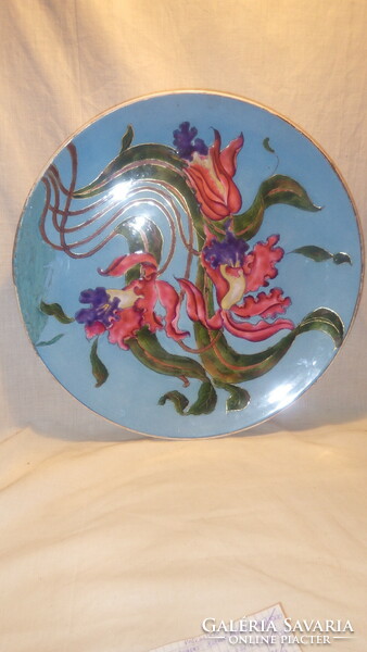 Old wilhelmsburg porcelain wall plate 38 cm