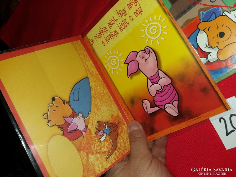 Retro képeslapcsomag 2db postatiszta MICIMACKÓ Disney széthajtható borítéko humoros GYÁRI ÁLLAPOT 20