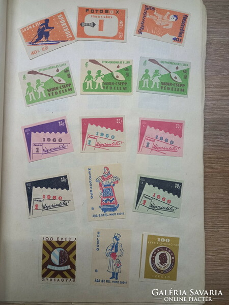 Very rare huge collection of old match tags from the 1950s-60s ii.