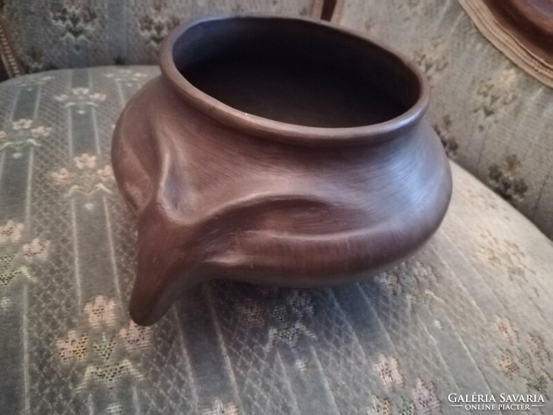 Straw Valeria goat head bowl (handmade)