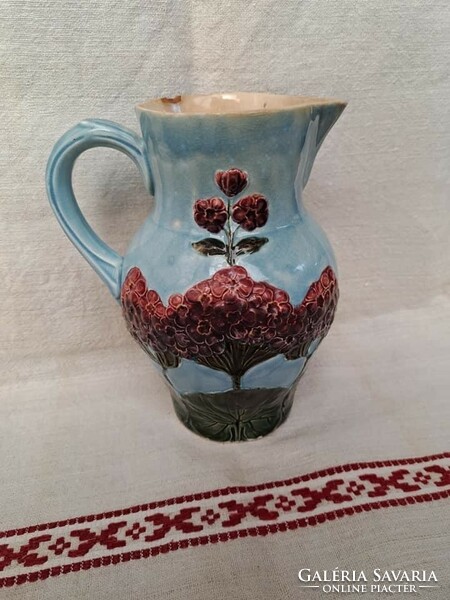 Beautiful majolica jug water jug