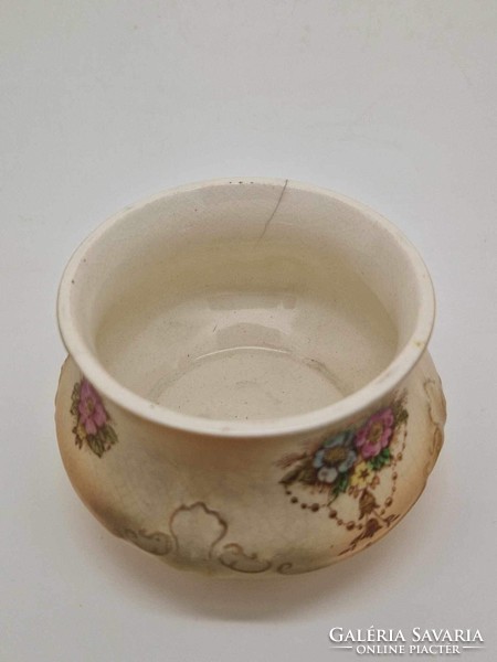 Antique English crown devon fieldings ceramic sugar bowl 9cm