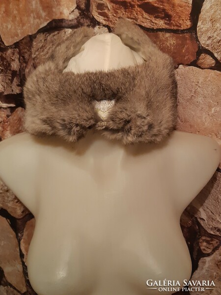 Rabbit fur hat