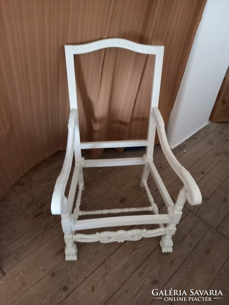 Carved armchair frame