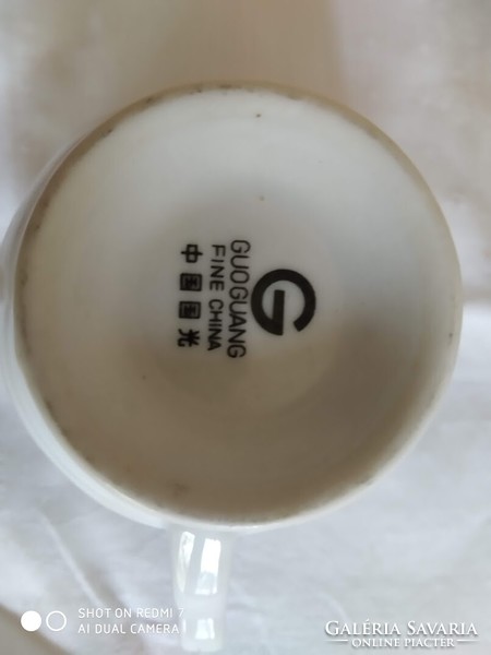 Guoguang fine china 6 porcelain coffee cups