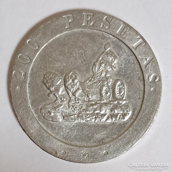 1990. Spanyolország 200 Peseta, Madrid Európa kulturális fővárosa (127)