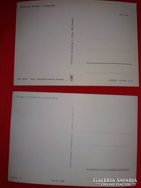 Régi képeslapok (német) Drezda 1960-70-s évek 3 db egyben 51