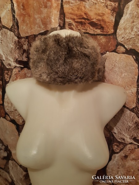 Rabbit fur hat