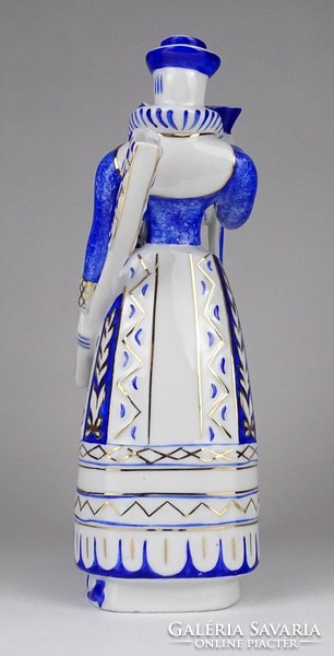 1N949 Kétalakos ritka Hollóházi porcelán figura 20.5 cm