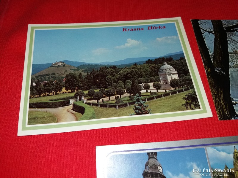 Old postcards (Czechoslovak) Bratislava, Kassa, Krasna Horka 1960s-70s 5 pcs in one 47