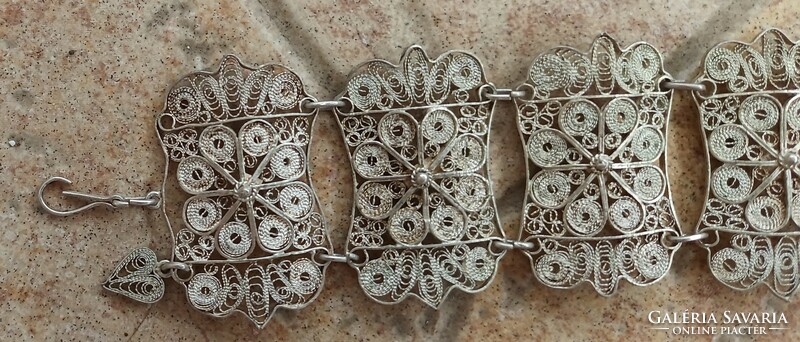 Antique fillig silver bracelet