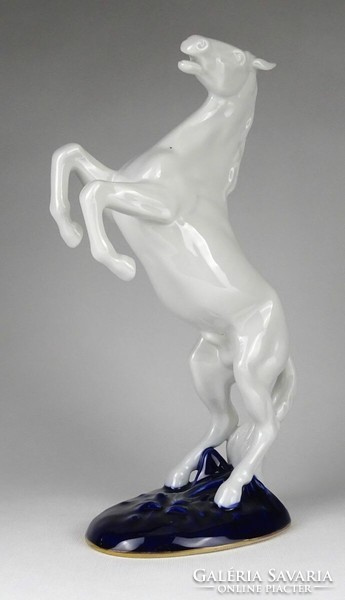 1N925 royal dux crouching porcelain horse statue 31 cm