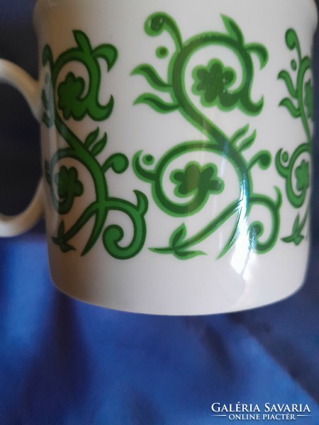 Zsolnay Zöld motivumos csésze 2 dl
