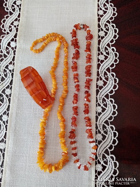Honey yellow amber chain, brown amber chain with swarovski crystal, amber bracelet