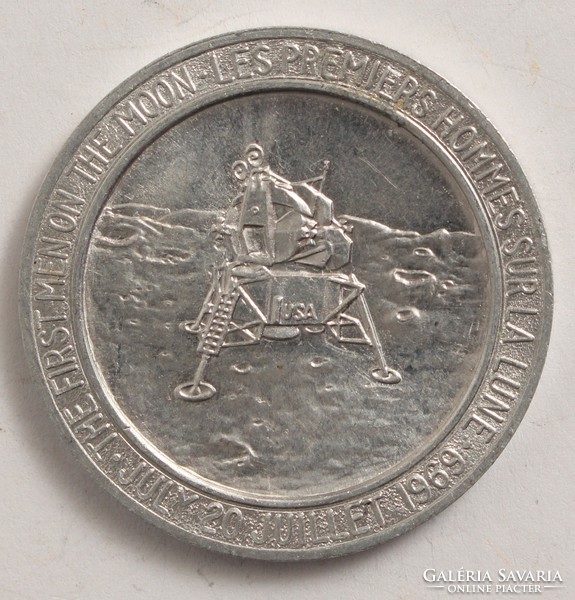 Apollo 11 token - aldrin - armstrong - collins - al