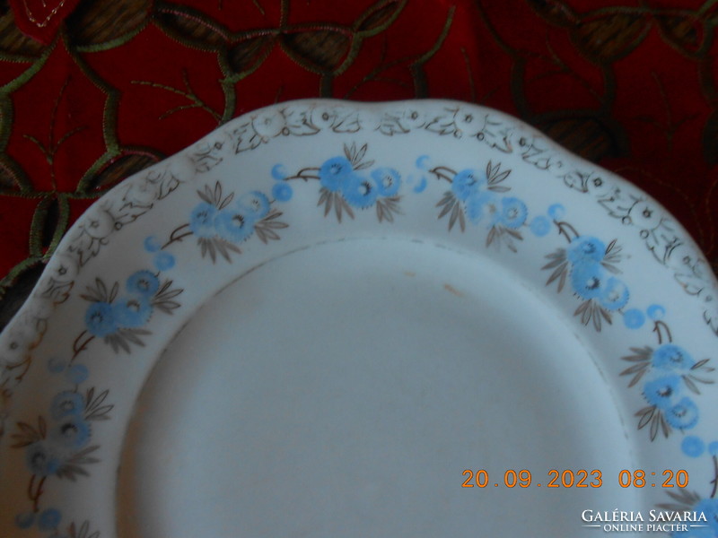 Antique Zsolnay cake plate, éva series
