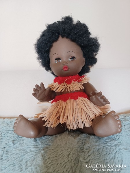 Negro baby girl doll - numbered