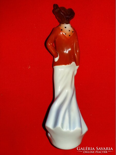 Old Turkish John design beautiful art deco rare porcelain lady figurine according to the pictures 20 cm