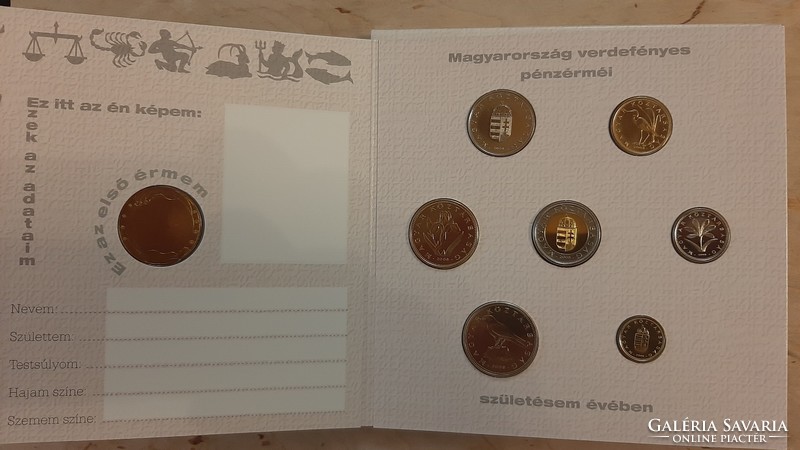 Coins of Hungary baby 2008 circulation line unc only 1000 pcs