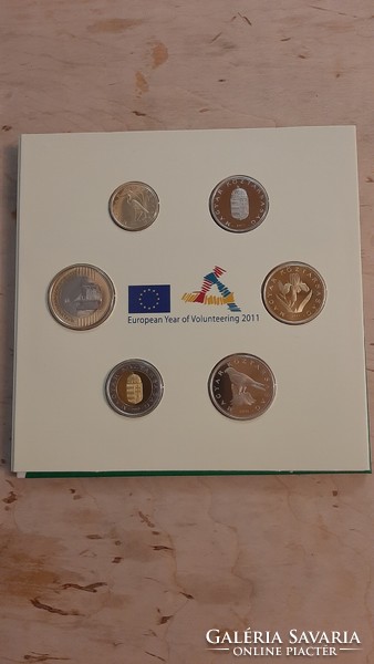2011 Hungary's coin circulation line eu European Year of Volunteering 2011