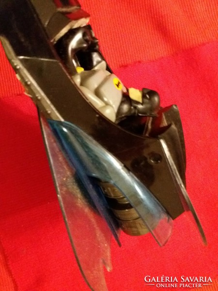 Retro grocery bazaar toy marvel batman figurine in batmobil car according to the pictures