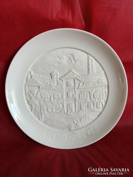 Herend lithophane plate, with 3D image, Herend's 125th anniversary!