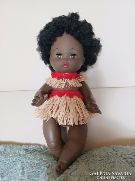 Negro baby girl doll - numbered
