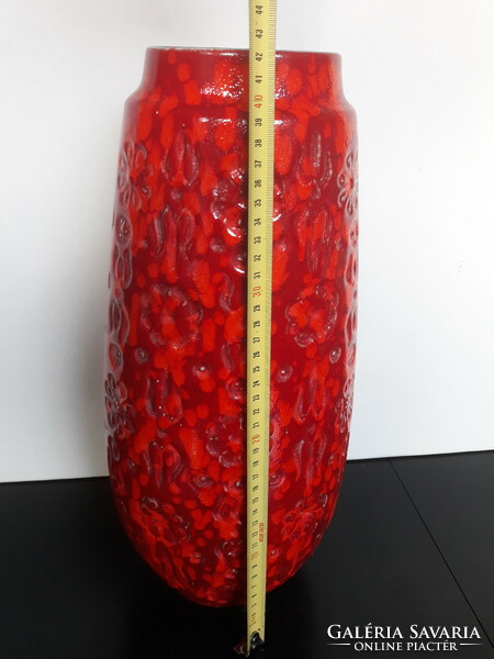 Scheurich ceramic floor vase from the 70s, 42 cm