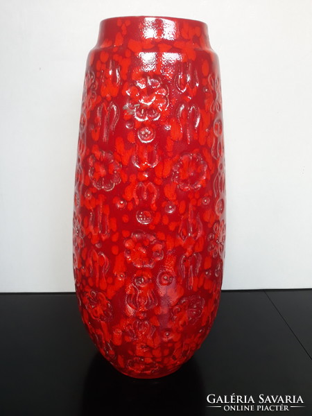 Scheurich ceramic floor vase from the 70s, 42 cm