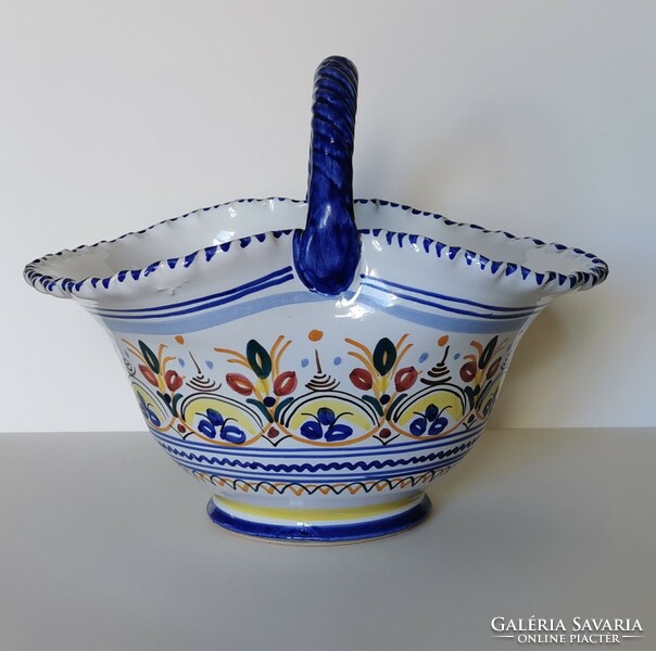 Italian ceramic basket/basket