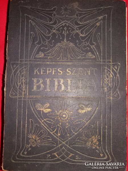 Antique Károli Gáspár pictorial holy bible in good condition, one of the thousands ever published