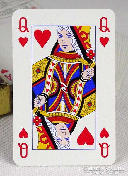 1O668 piatnik Hungarian heritage - munkácsy complete poker card in box