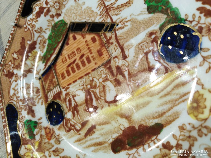 Davenport longport - octagonal plate / English